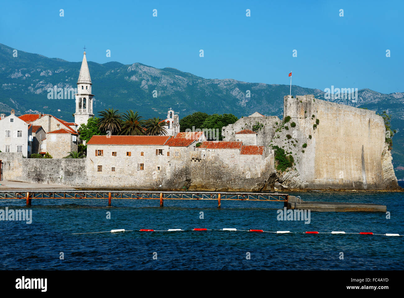 Old Town Of Budva Stock Photo - Alamy