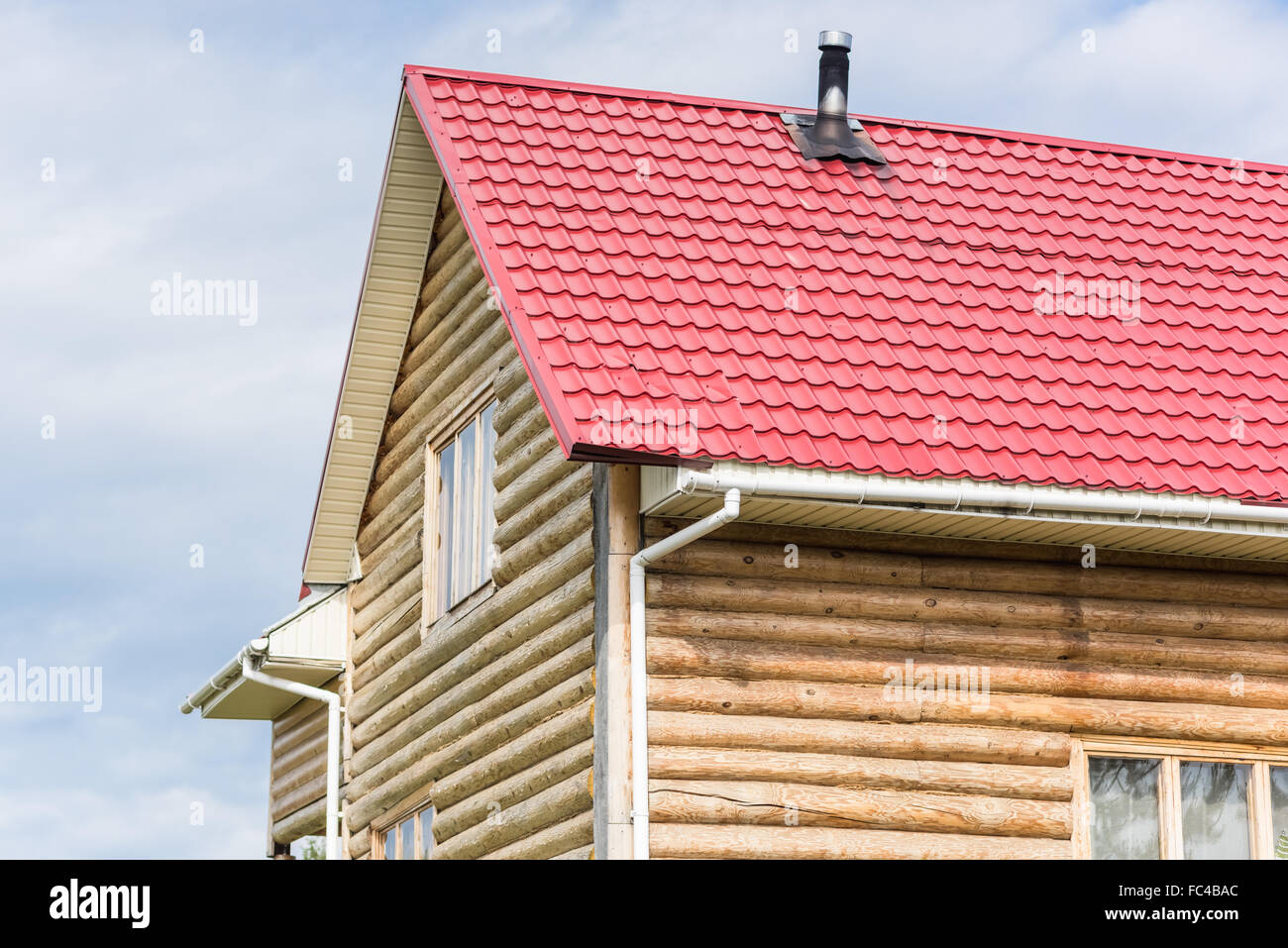 pipe on the roof Stock Photo Alamy