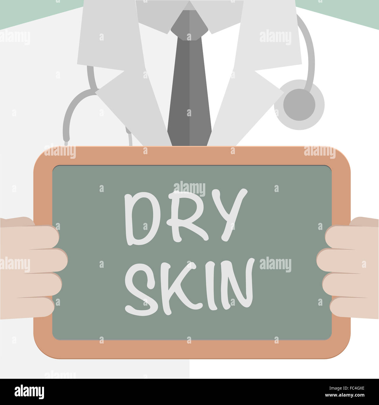 Dry skin treatment vector hi-res stock photography and images - Alamy
