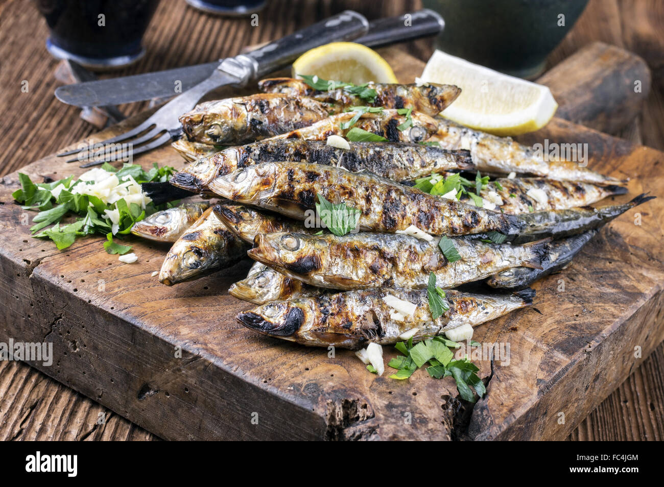 Grill anchovies hires stock photography and images Alamy