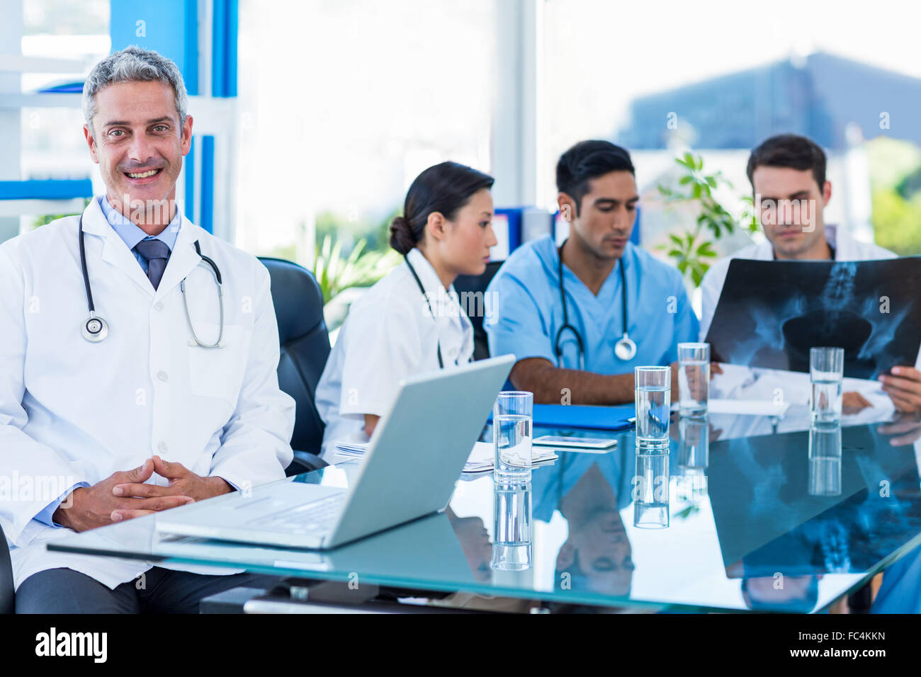 Indian doctor holding xray hi-res stock photography and images - Alamy