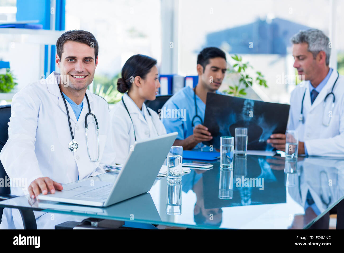 Indian doctor holding xray hi-res stock photography and images - Alamy