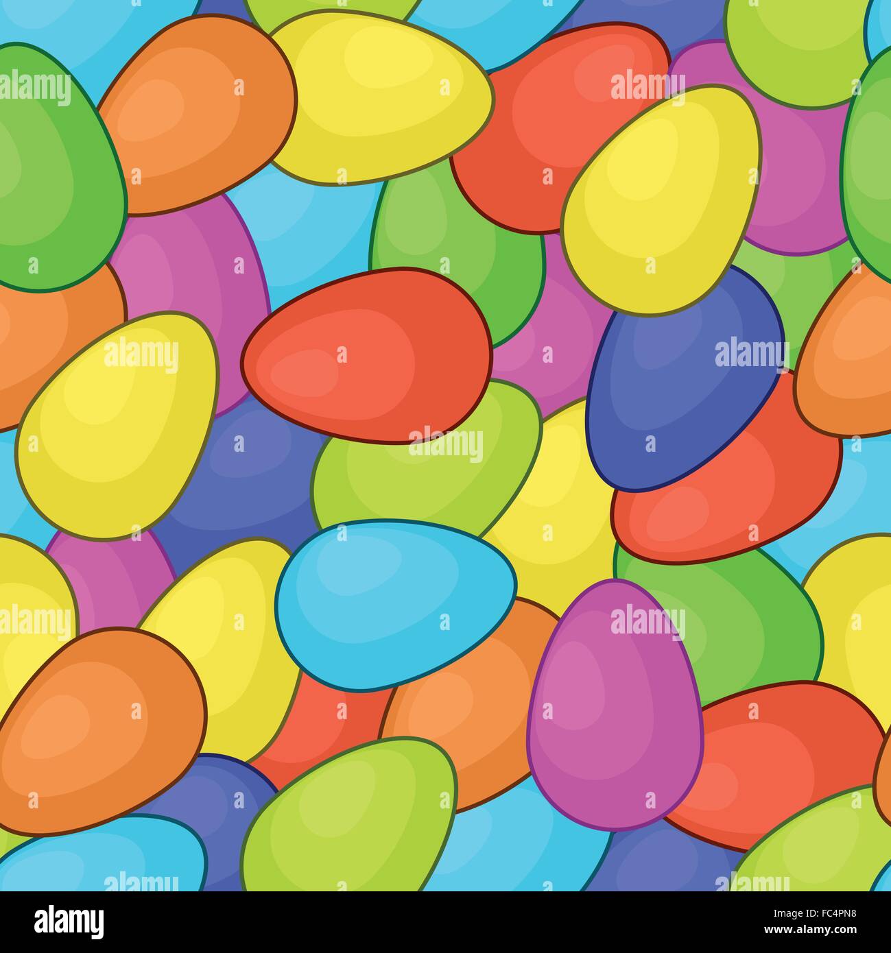 Seamless background, Easter eggs Stock Vector Image & Art - Alamy