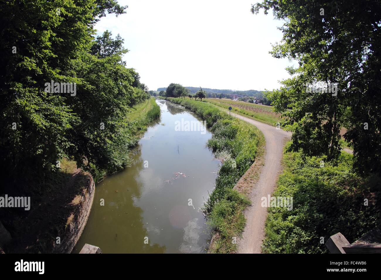 Ludwig-Donau Canal Stock Photo