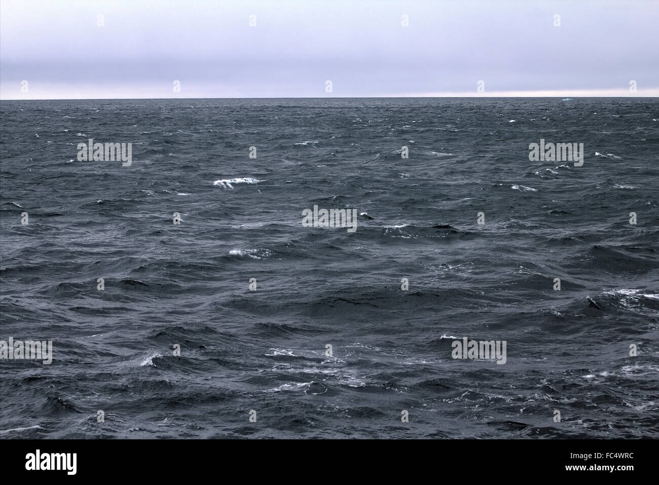 Kara sea near the island of Novaya Zemlya Stock Photo