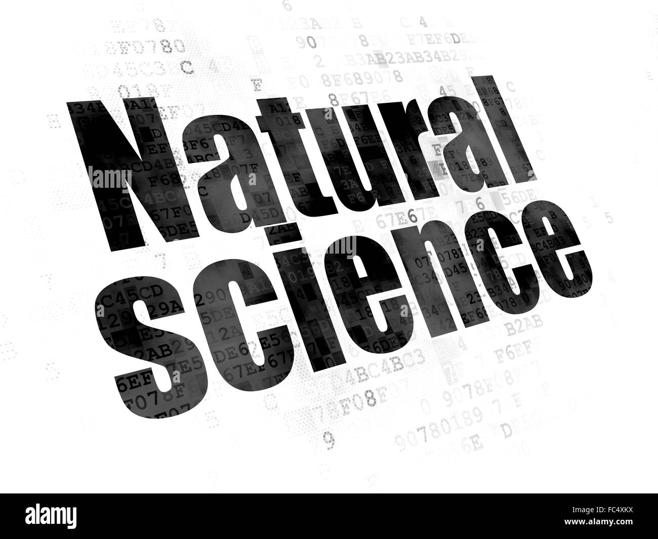 Science concept Natural Science on Digital background Stock Photo Alamy