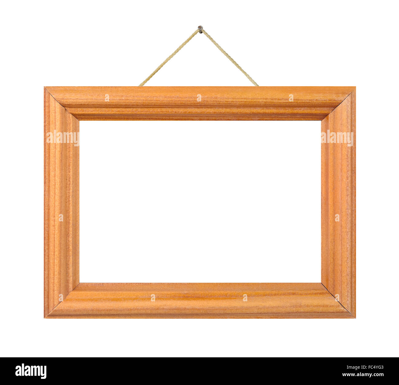 Retro frame on string Stock Photo Alamy