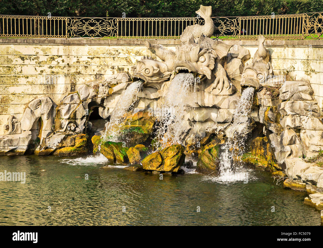 Fontana dei Delfini The Fountain of the Dolphins, in the Royal Palace