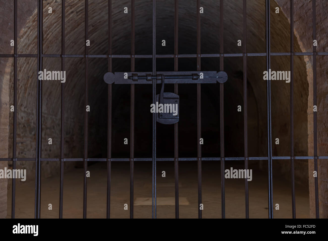 Medieval Jail Entrance Stock Photo