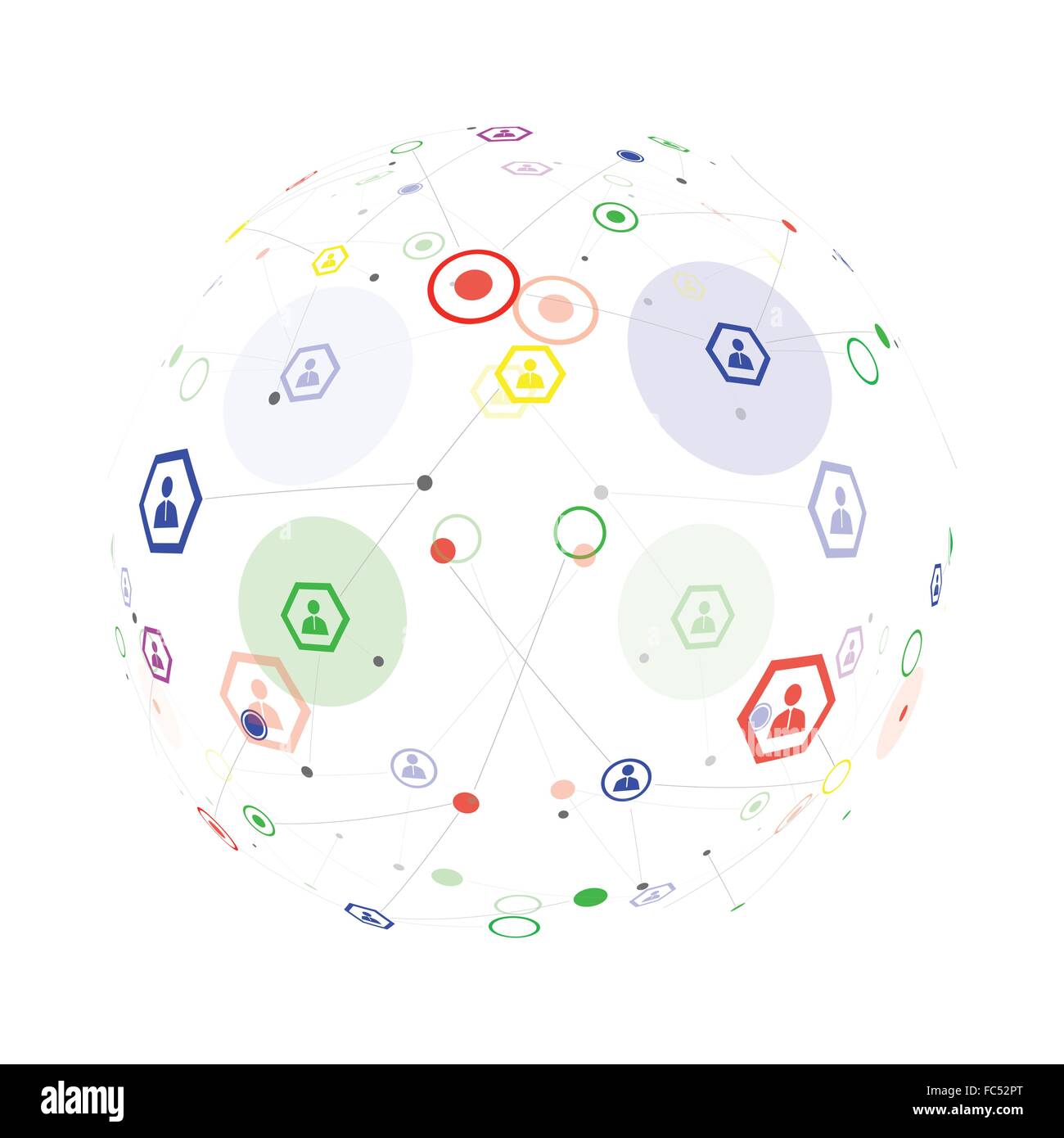 Human globe connection Stock Vector Image & Art Alamy