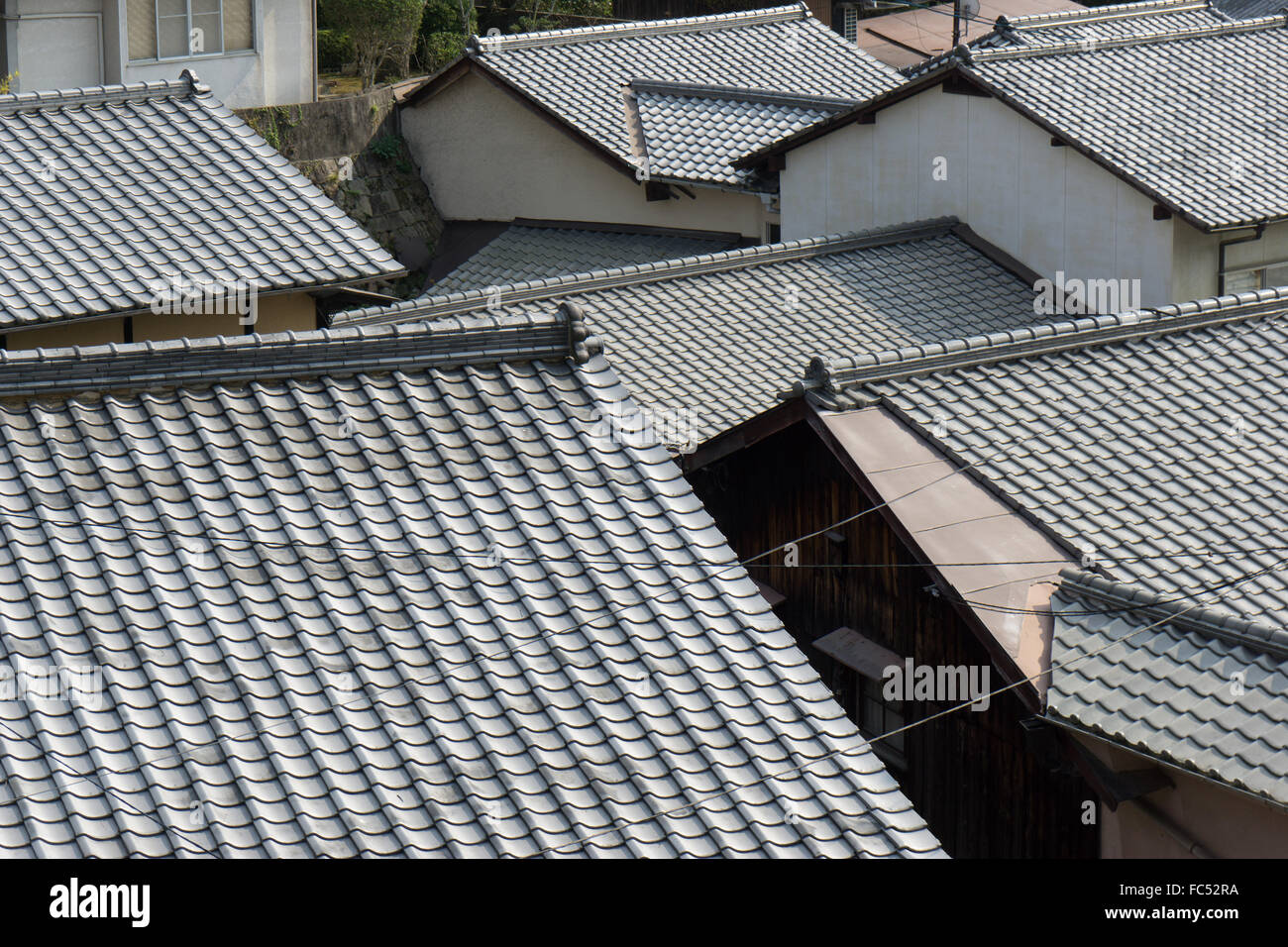 Japanese rooftops hires stock photography and images Alamy