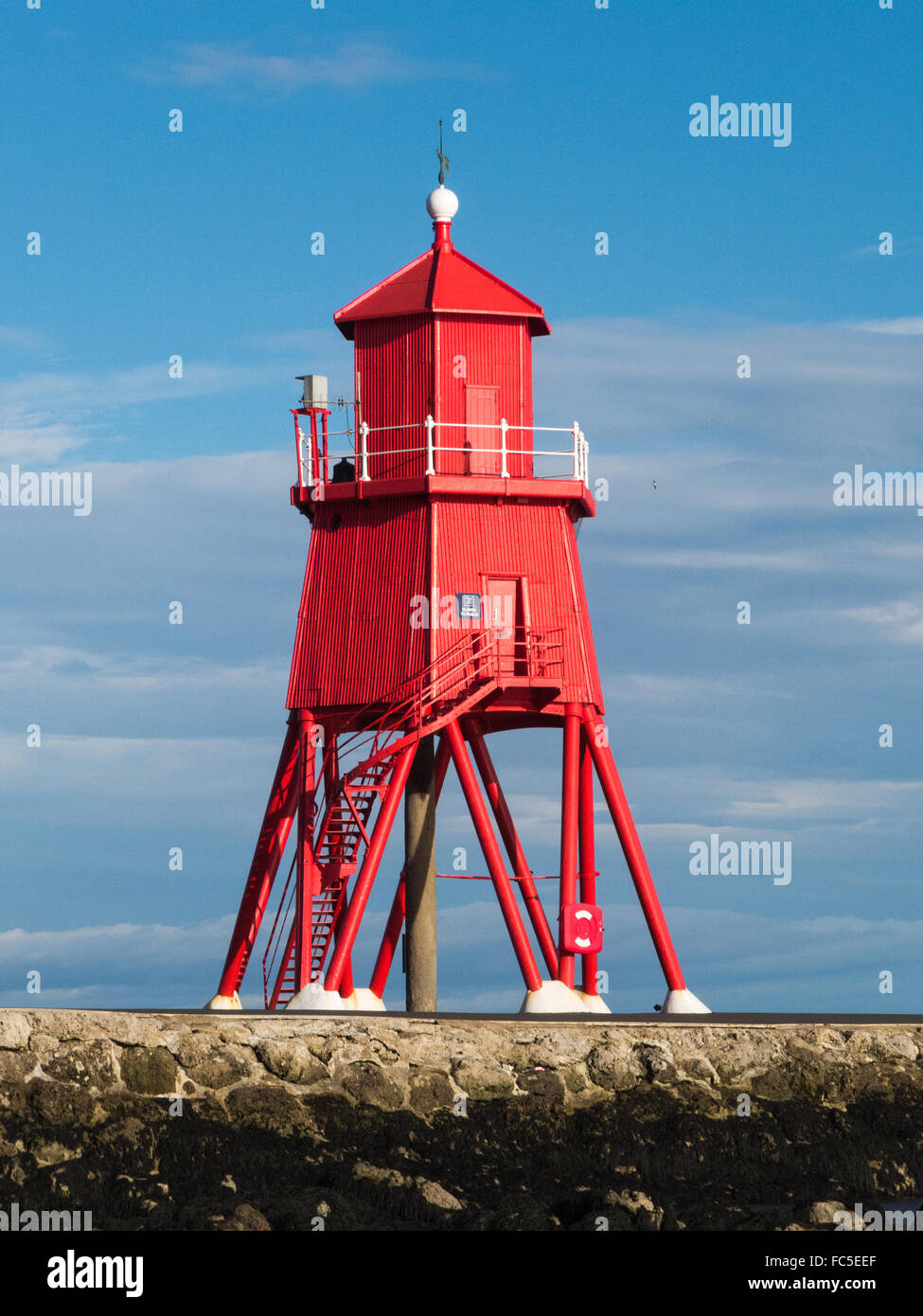 The Herd Groyne Pier and Lighthouse, South Shields, Tyne and Wear