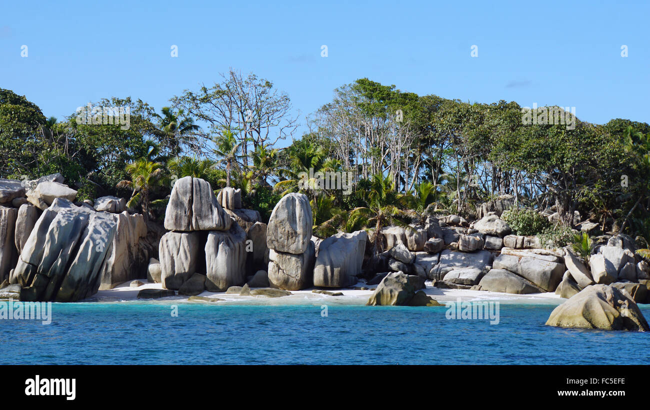 amazing cocos island on the seychelles Stock Photo - Alamy