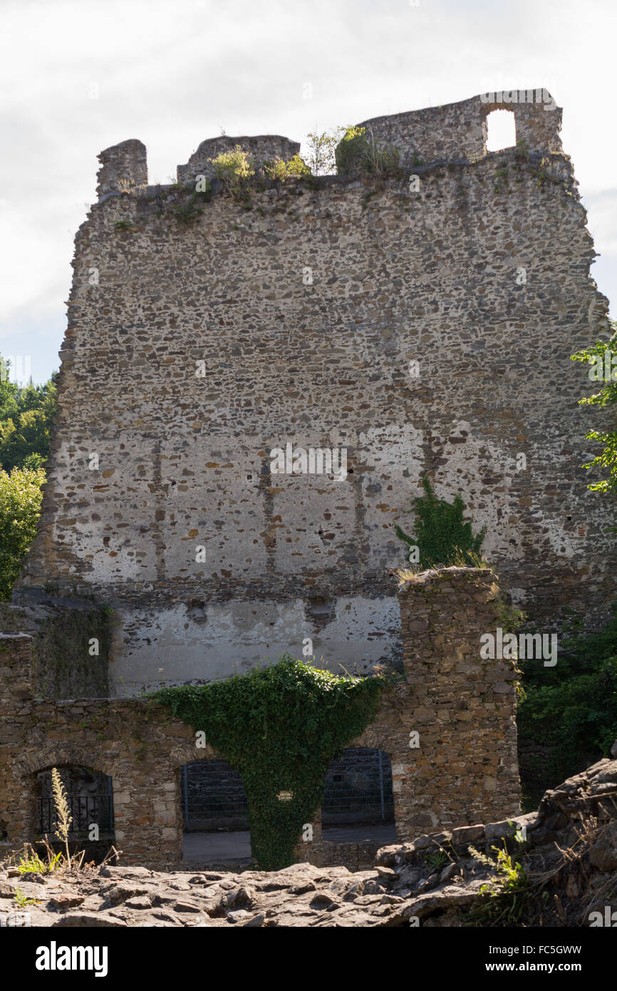 Remains of the castle Schaunberg - Austria Stock Photo