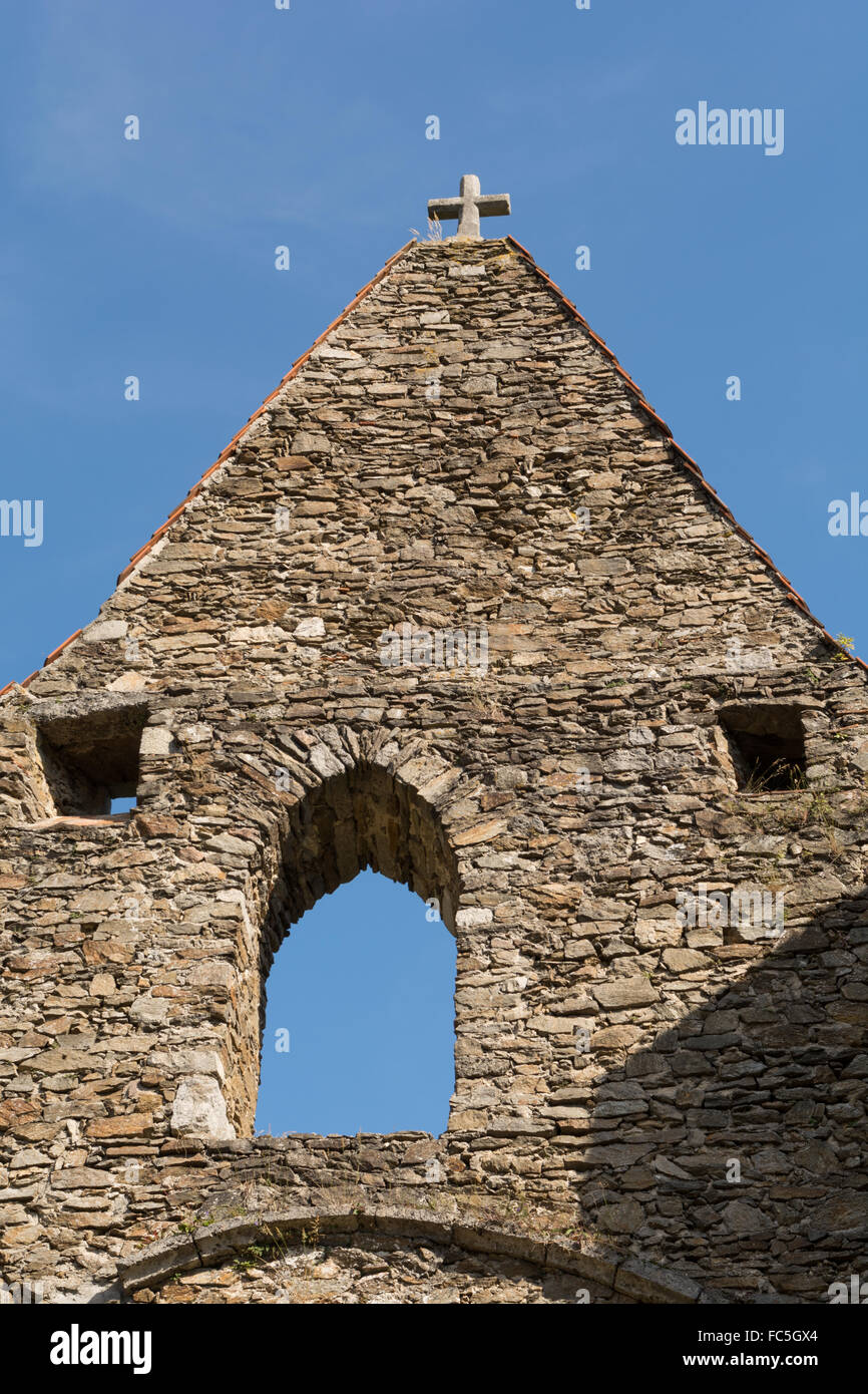 Detail of castle ruins Schaumburg - Austria Stock Photo