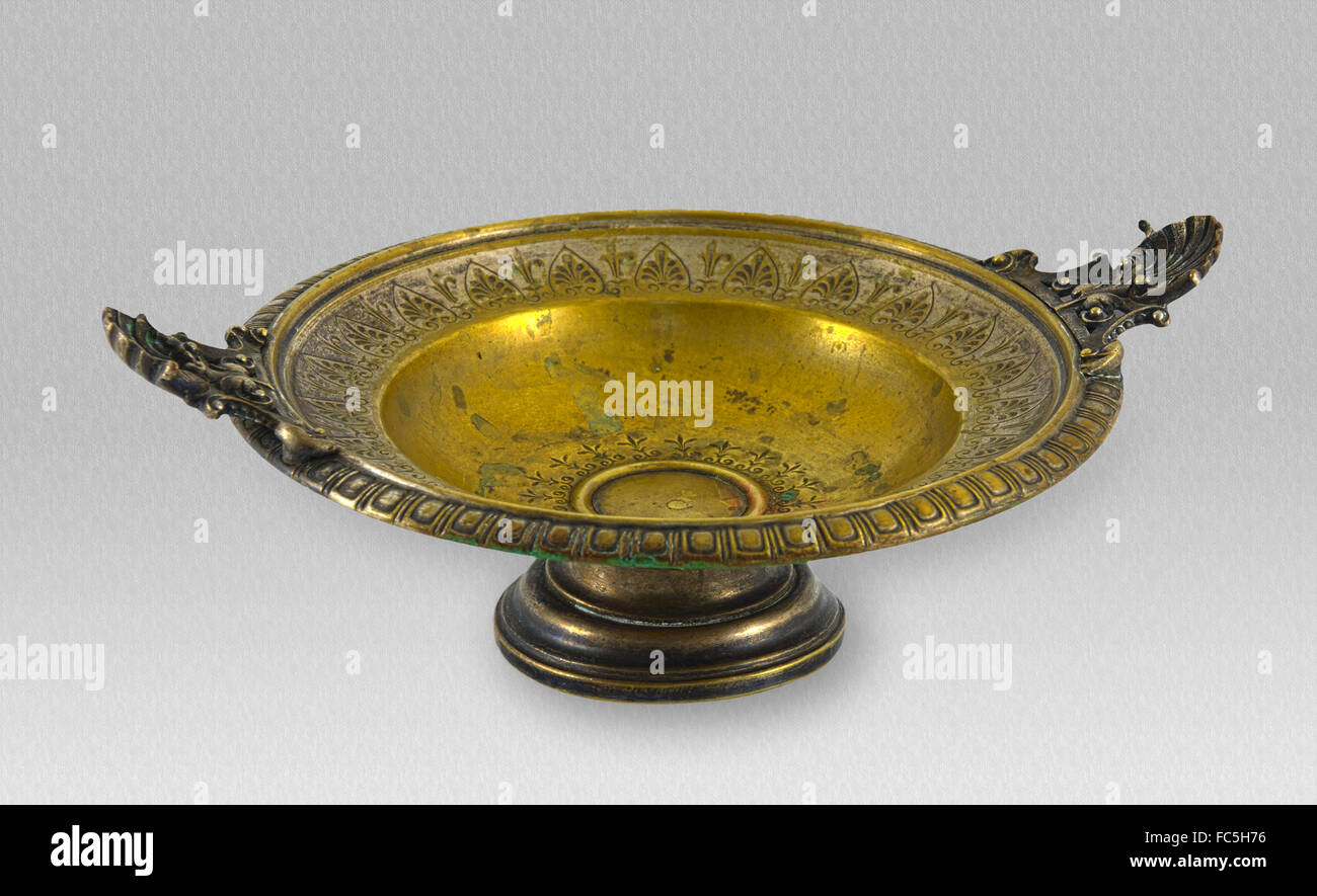 decorative bowl made of brass Stock Photo Alamy
