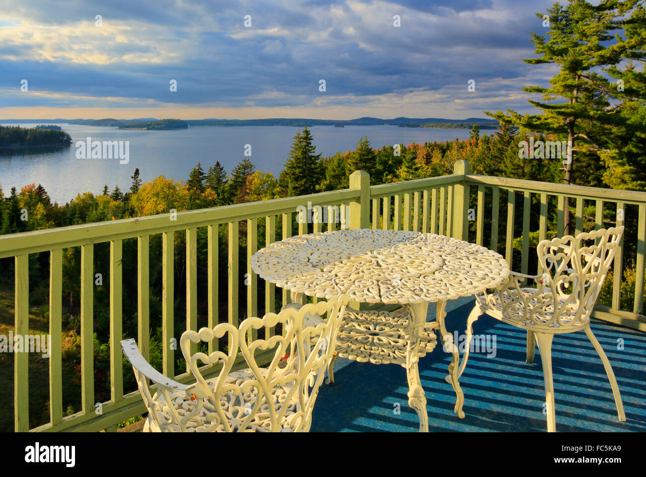 Sunset, Bluff House, Gouldsboro, Maine, USA Stock Photo Alamy