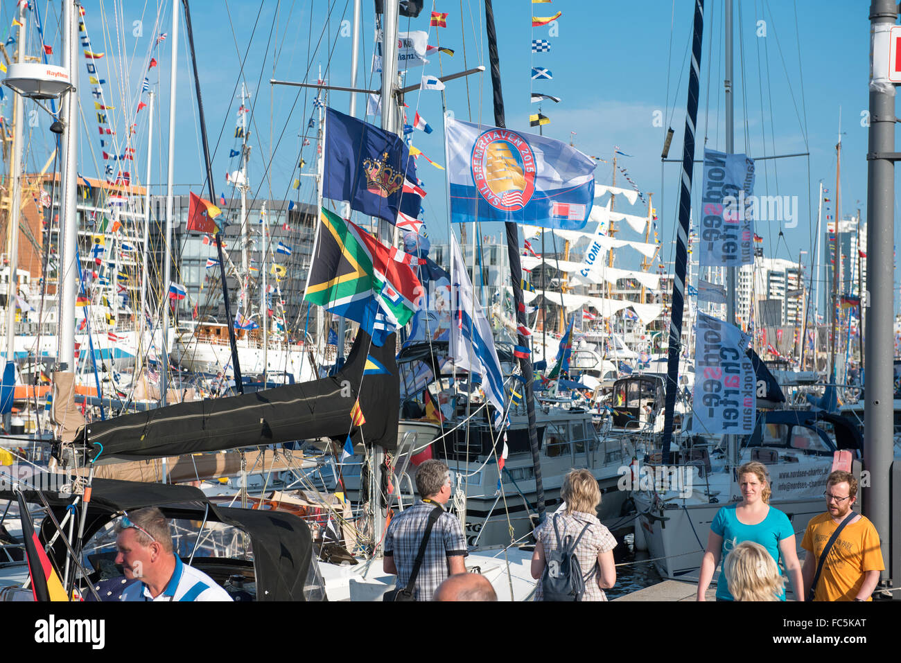 Sail 2015 Bremerhaven Stock Photo Alamy