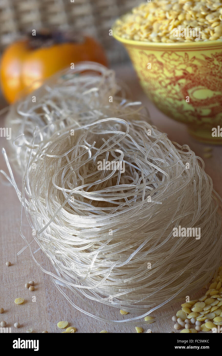 Noodles Made from Arrowroot Flour Stock Photo Alamy