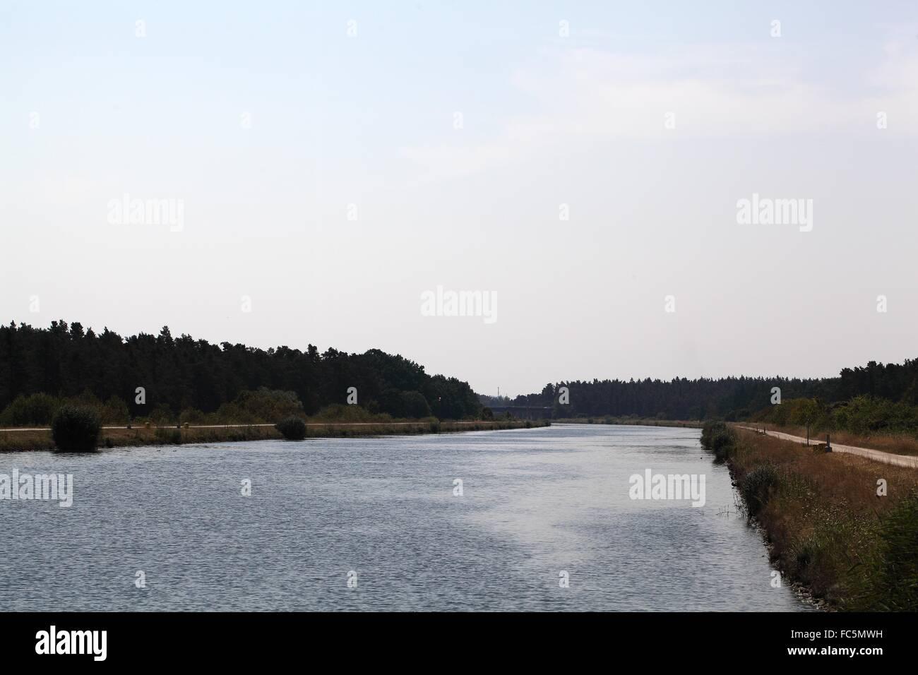 The Rhine-Main-Danube Canal Stock Photo