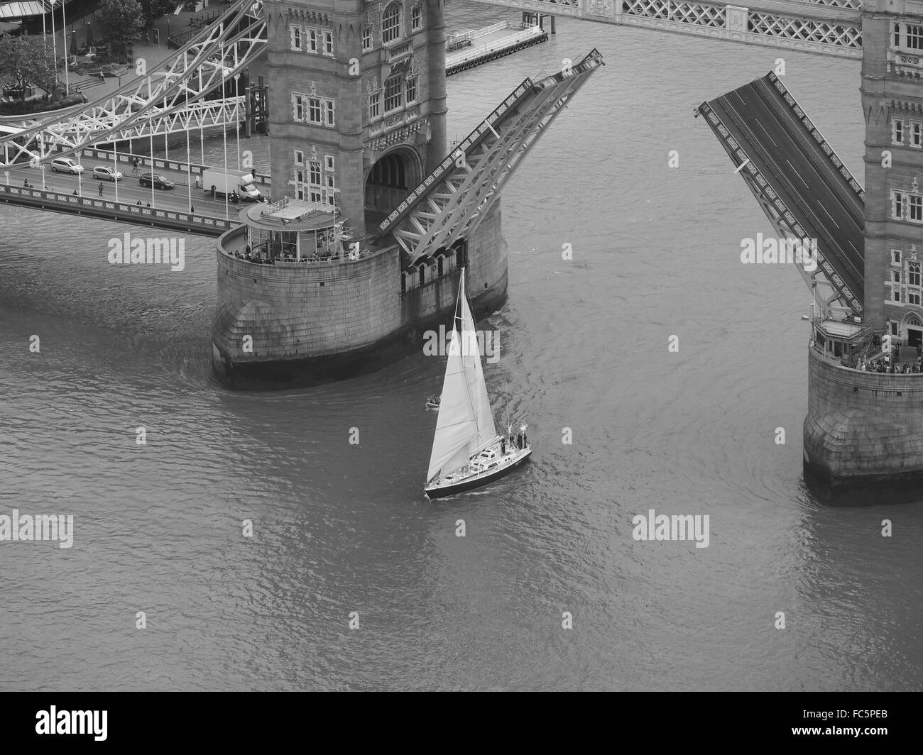 Tall aerial Black and White Stock Photos & Images - Alamy