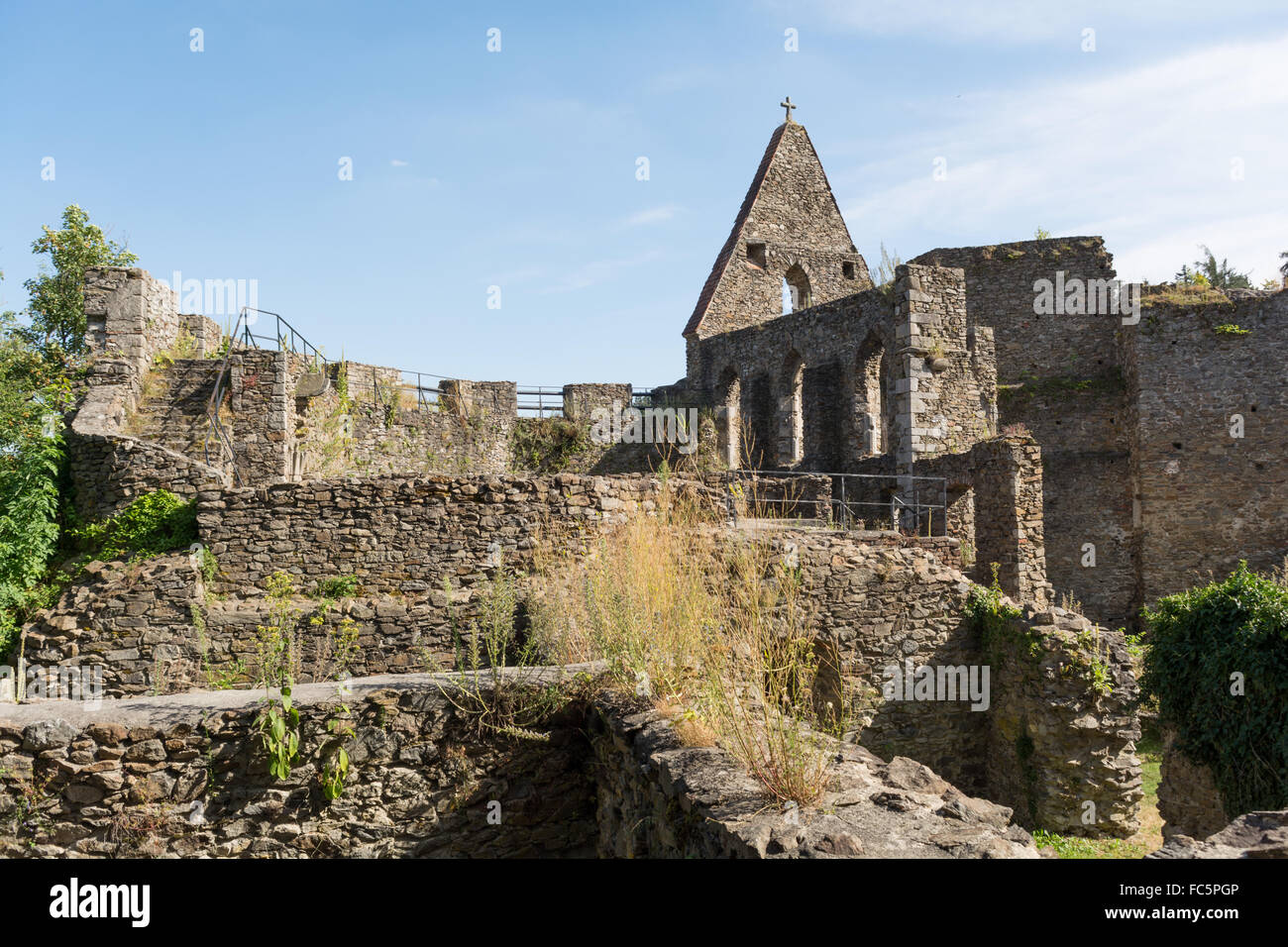 castle ruin schaunburg - austria Stock Photo