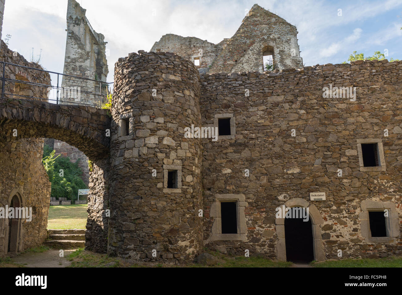 Medieval castle Schaunburg - Austria Stock Photo