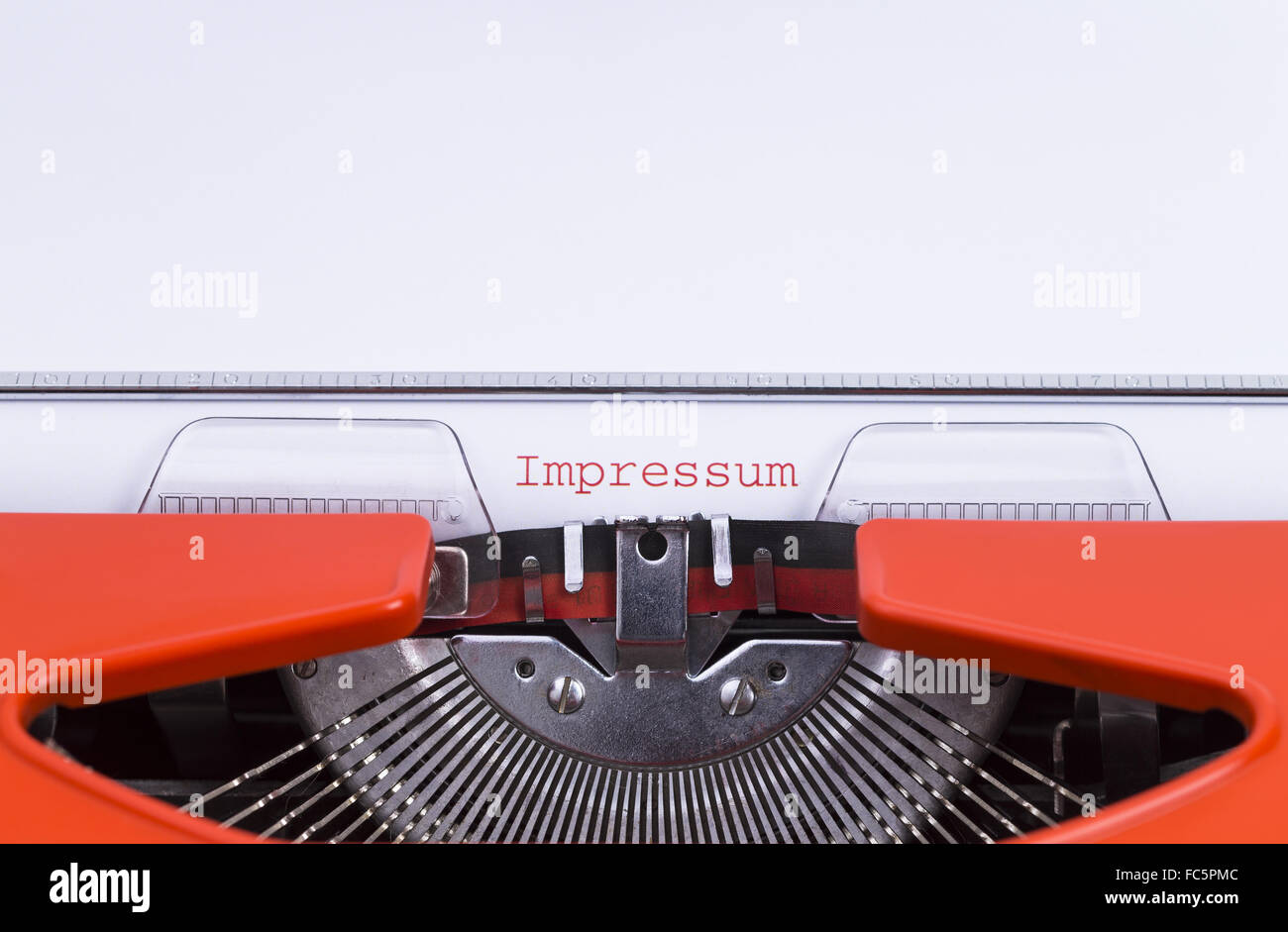 Imprint Stock Photo
