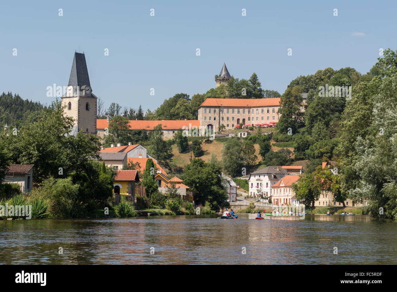 Rosenberg in Czech Republic Stock Photo