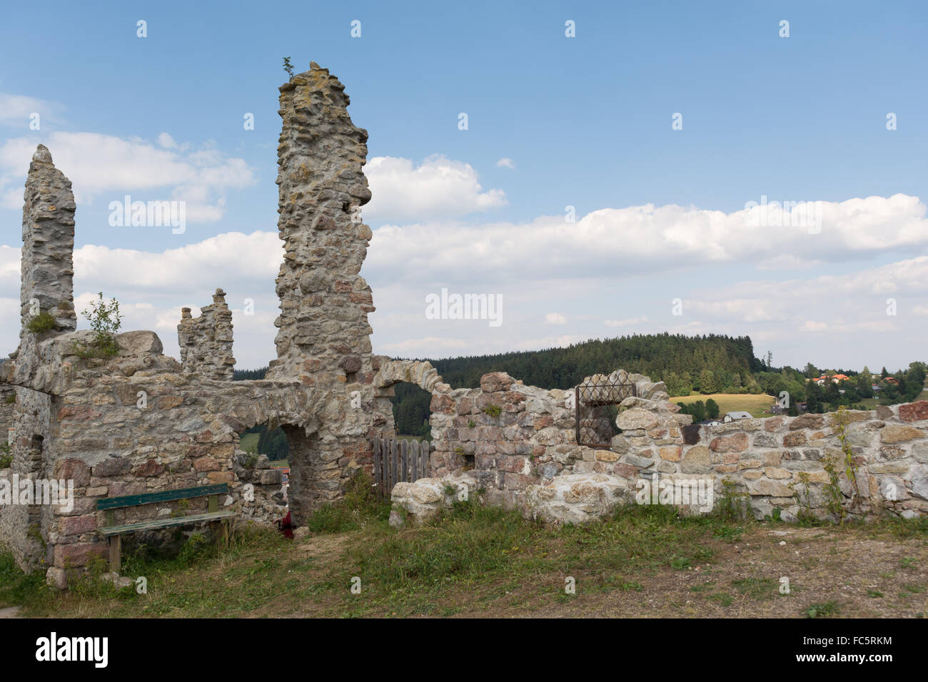 Ruin Waxenberg - Austria Stock Photo