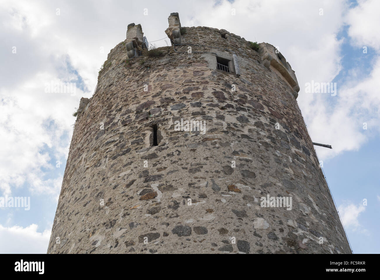 Lookout Castle Waxenberg - Austria Stock Photo