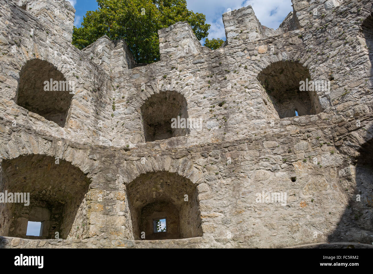 Cultural monument castle Waxenberg - Austria Stock Photo