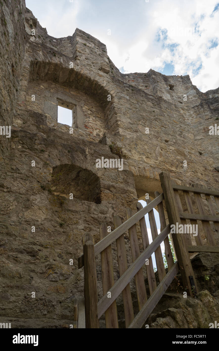 castle ruin Waxenberg - Austria Stock Photo