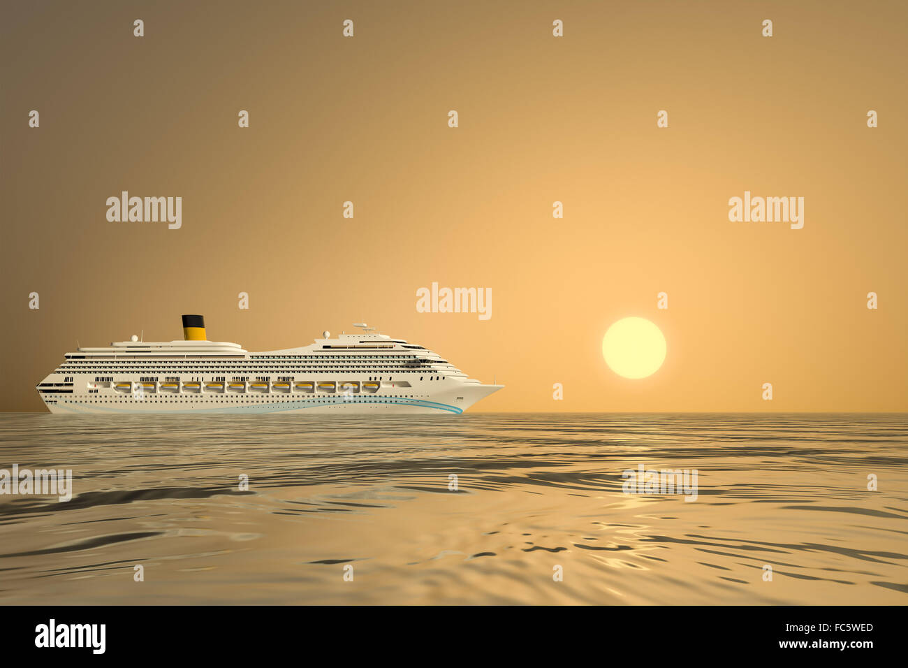 3d cruise ship vacation holiday hi-res stock photography and images - Alamy