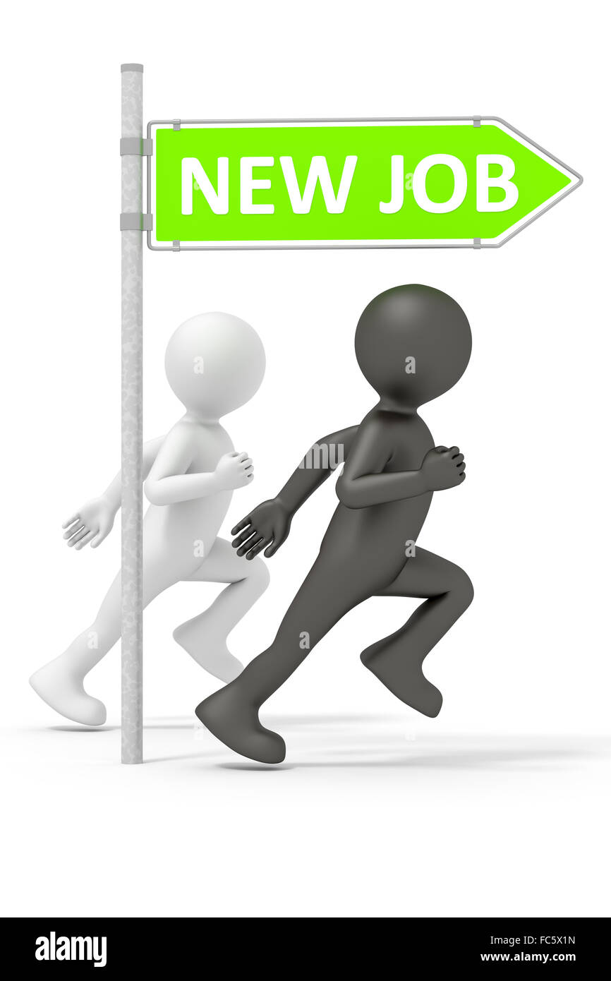 run for a new job Stock Photo Alamy