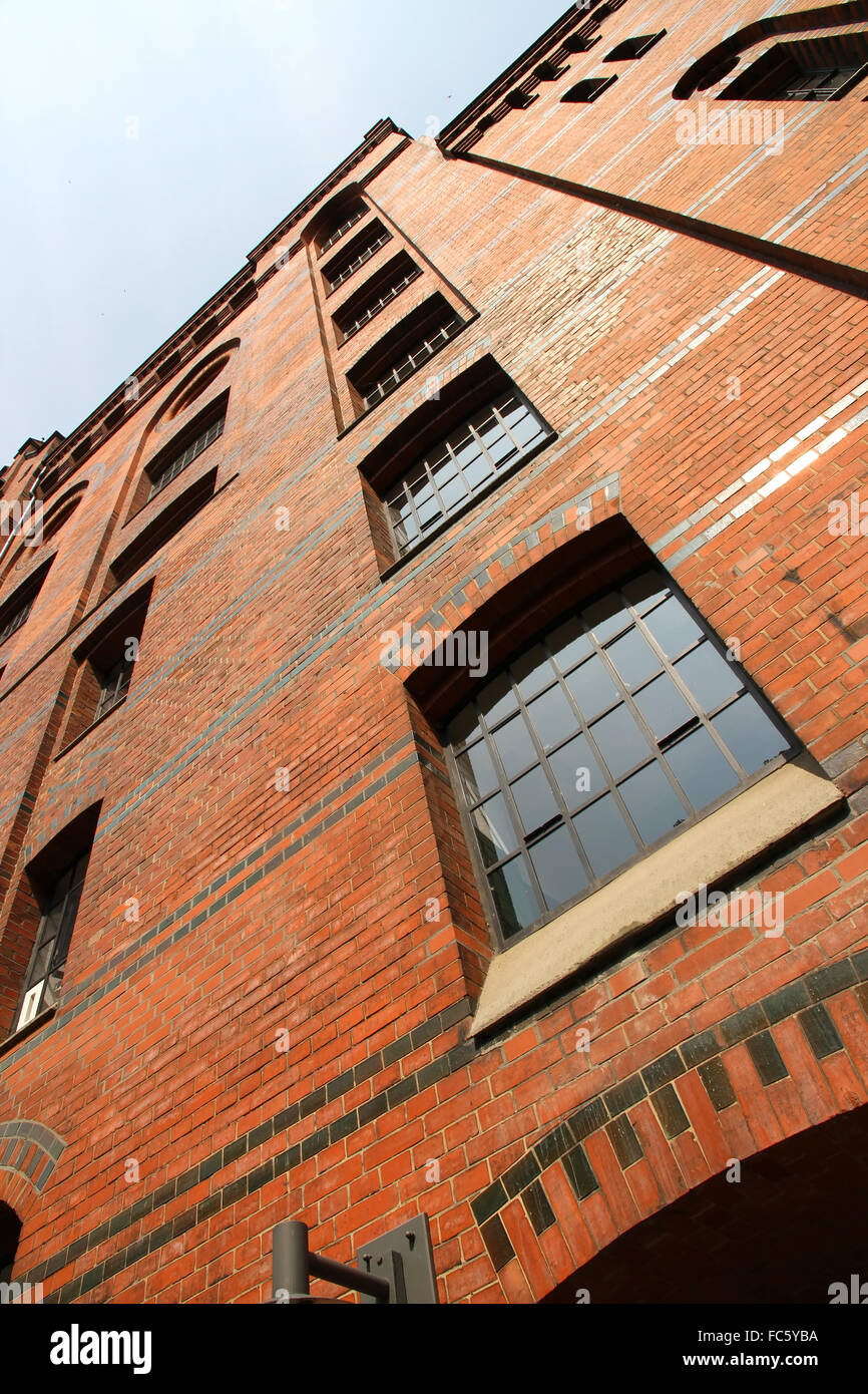 Facade in the Speicherstadt in Hamburg Stock Photo - Alamy