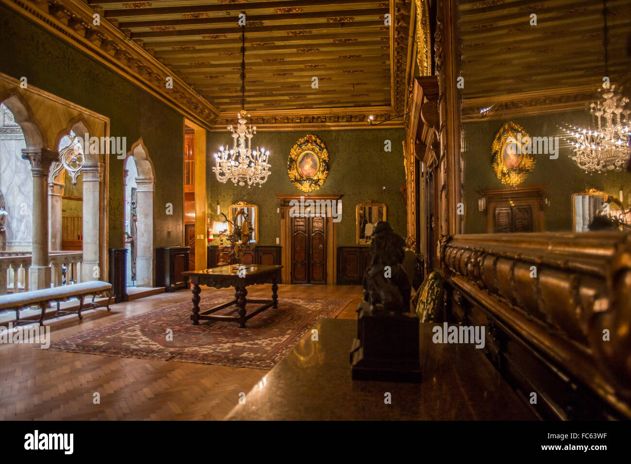 Interior of Hotel Daniele, Venice, Italy Stock Photo - Alamy