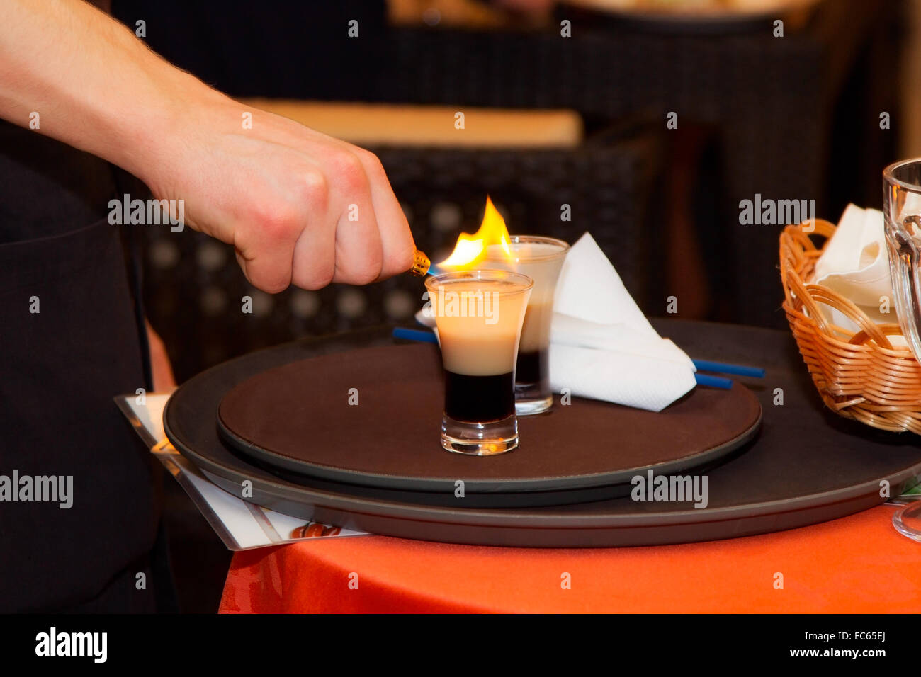 B-52 drink Stock Photo