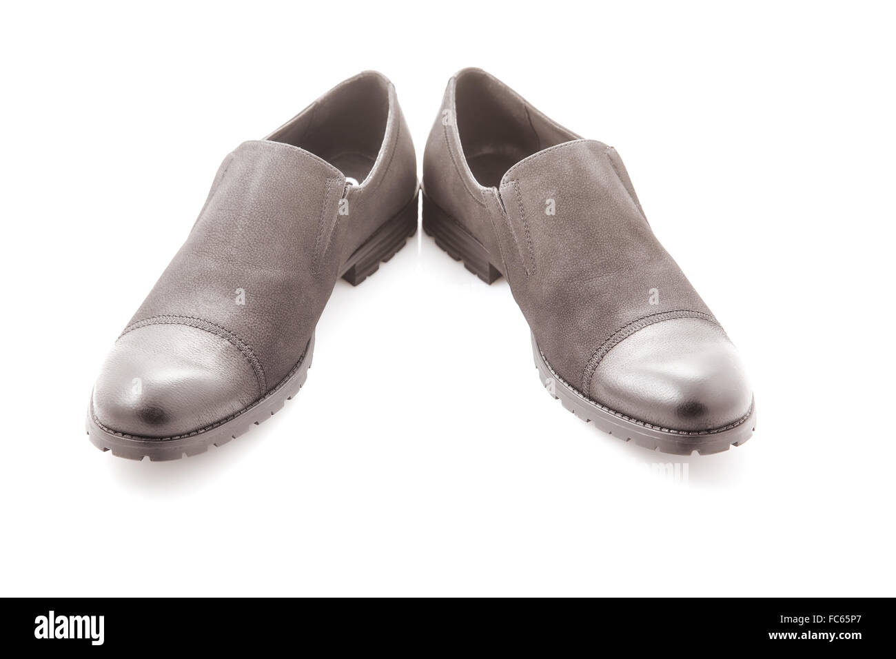 men’s dress shoes on a white background Stock Photo - Alamy