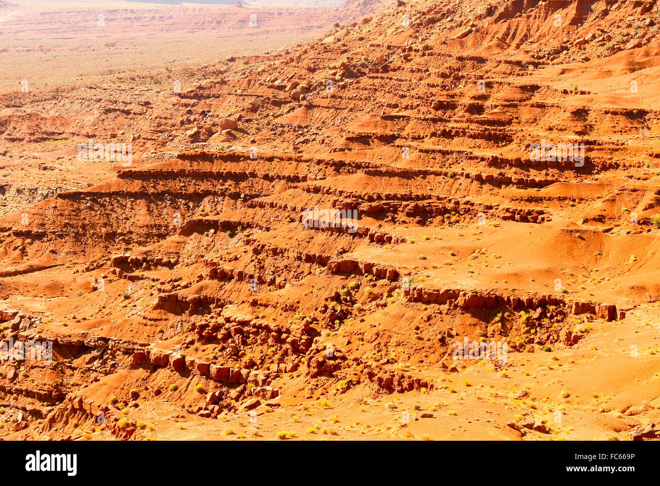 Rock layers Stock Photo