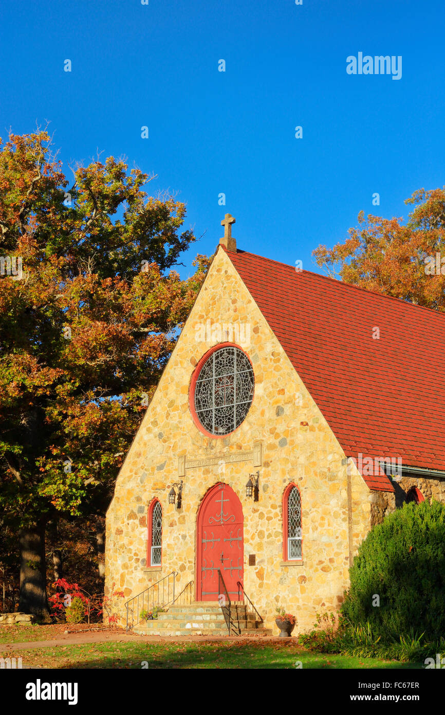 Gibson Memorial Chapel, Blue Ridge School, Saint George, Virginia, USA Stock Photo