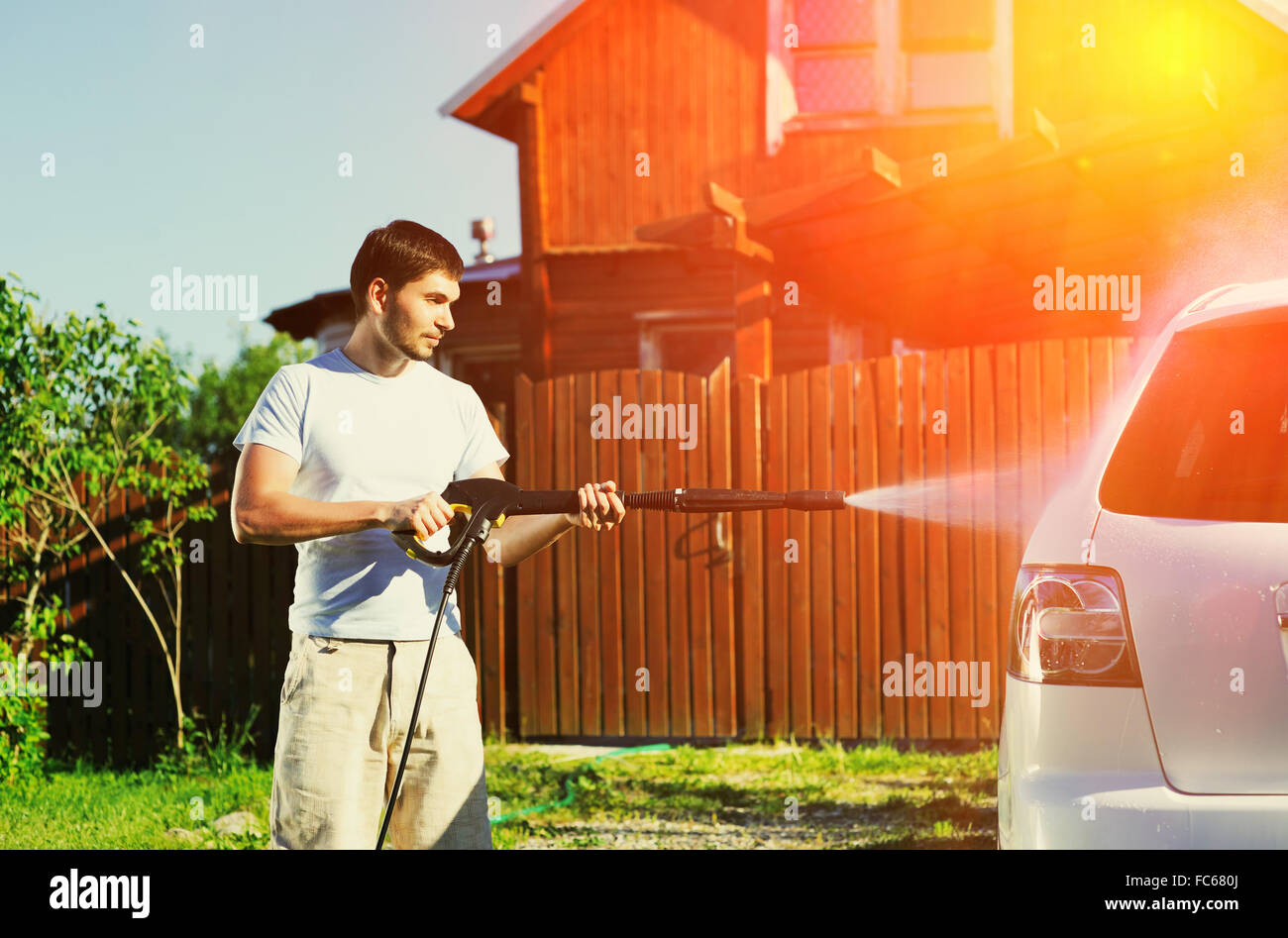 Car wash sunset hires stock photography and images Alamy