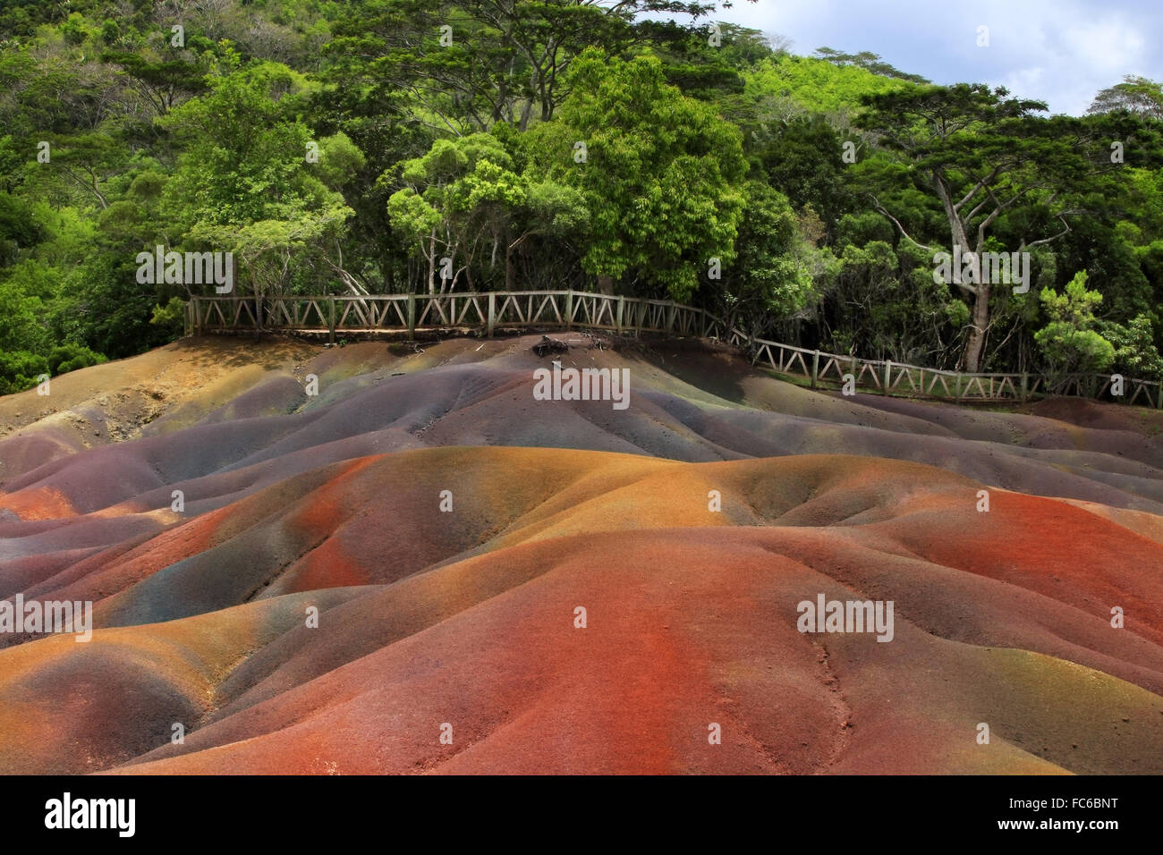 Les Terres des Sept Couleurs Stock Photo Alamy