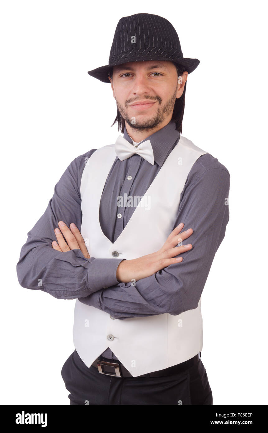 Black man in grey suit and top hat hi-res stock photography and images ...