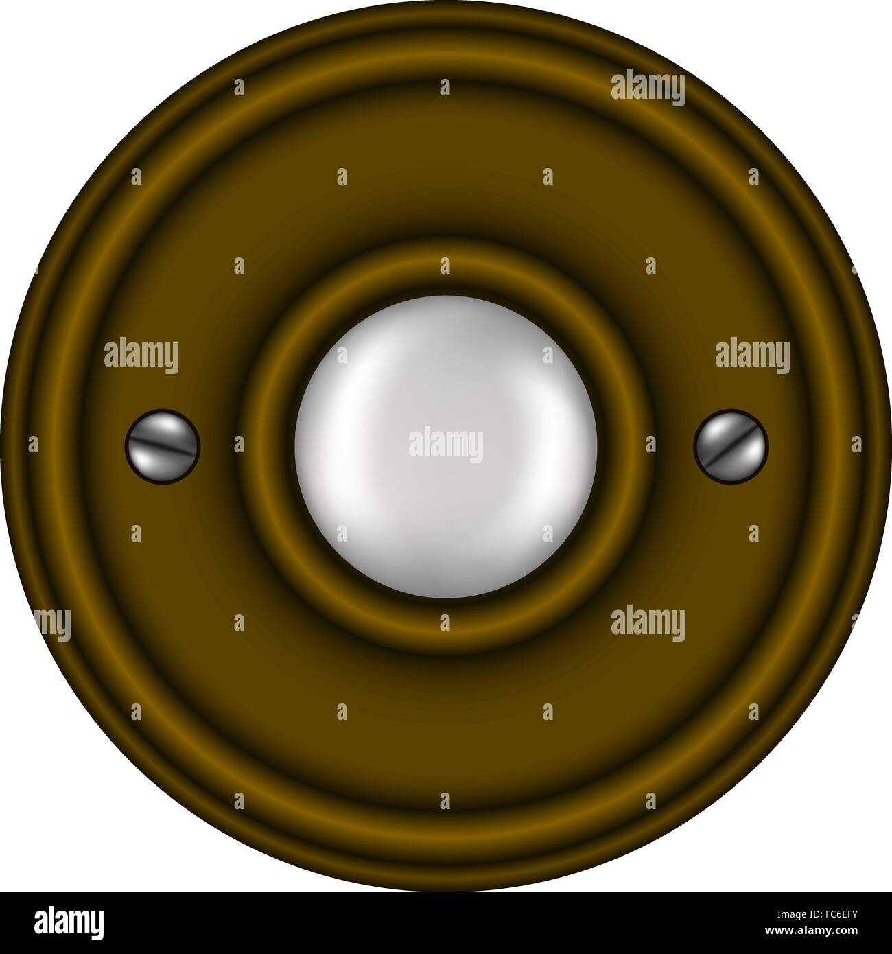 Doorbell in vintage design Stock Vector Image & Art - Alamy