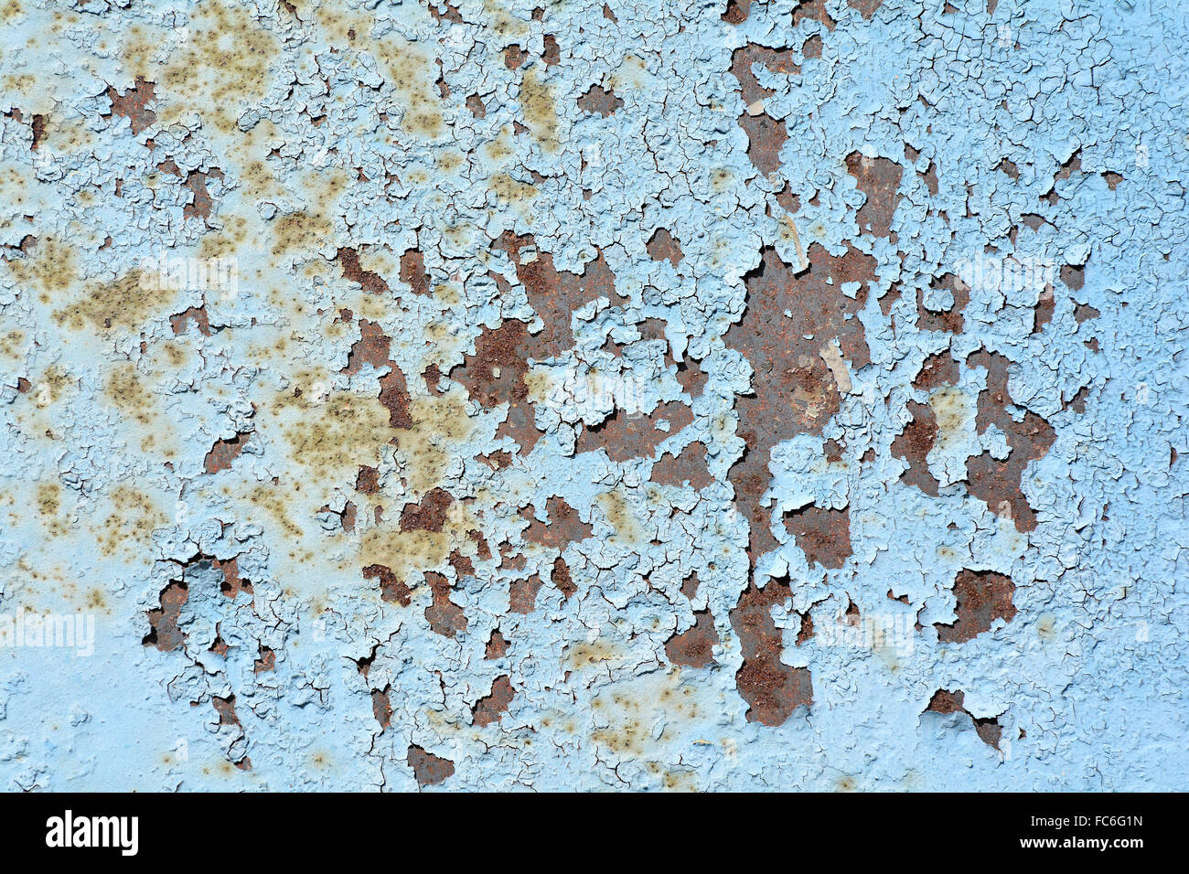 rusted metal with flaking paint Stock Photo