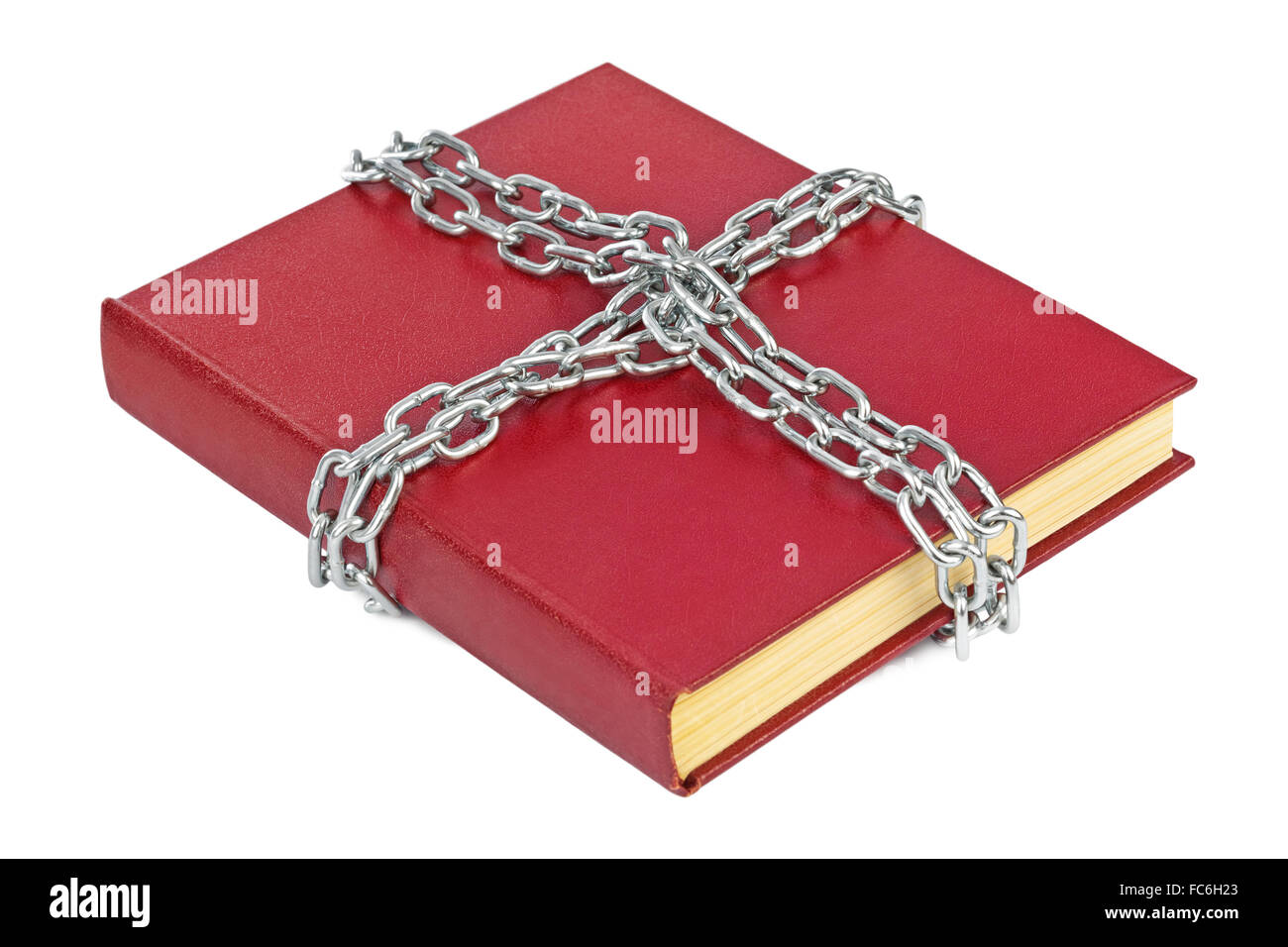 Book and chain Stock Photo Alamy