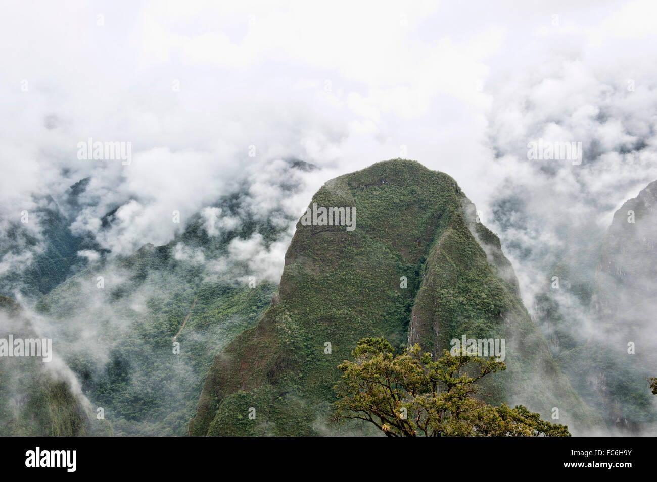 View From Machu Picchu Stock Photo - Alamy