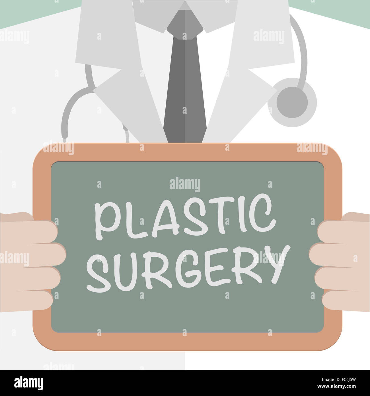 Medical Board Plastic Surgery Stock Photo Alamy