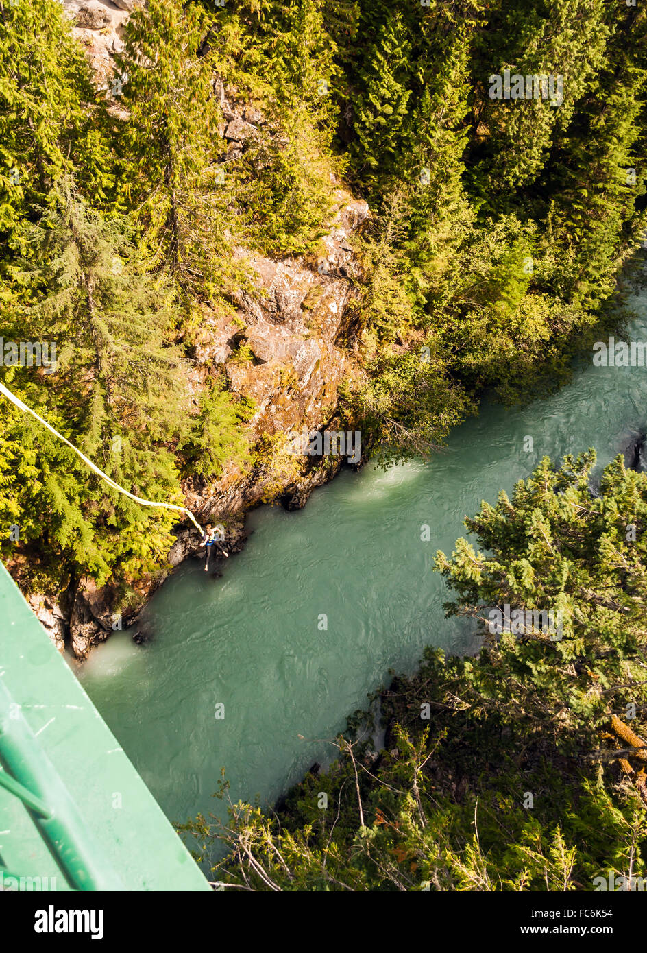 Canada Bungee Jumping Stock Photo Alamy